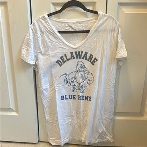 Delaware Blue Hens White T-Shirt